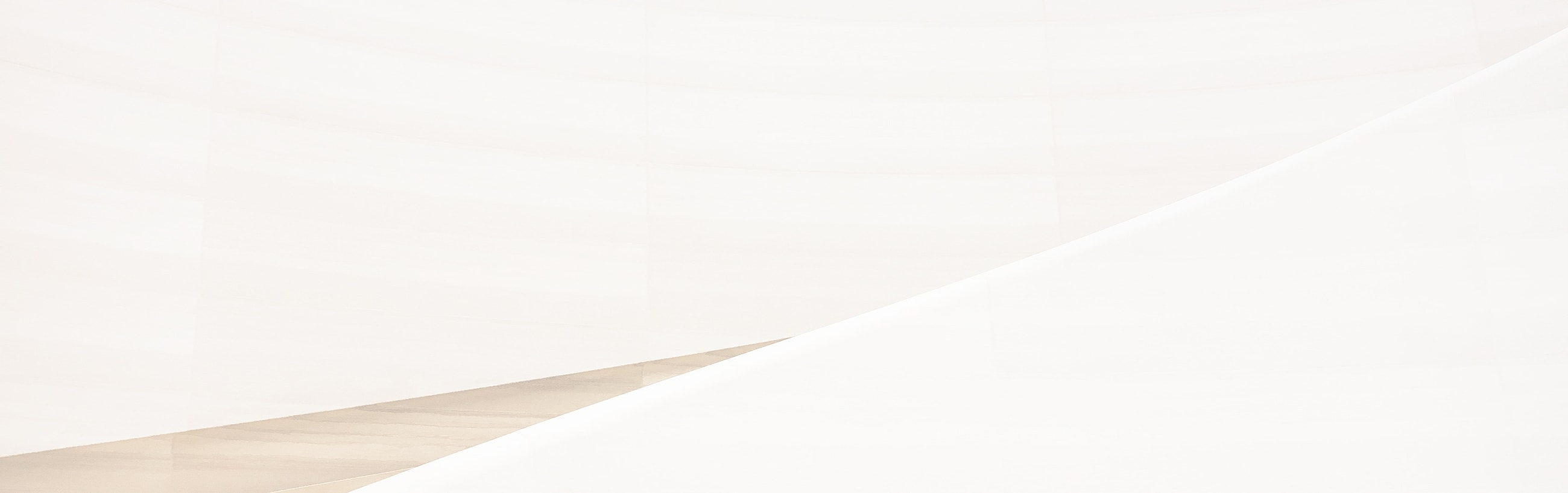 Abstract white curved shapes and lines.